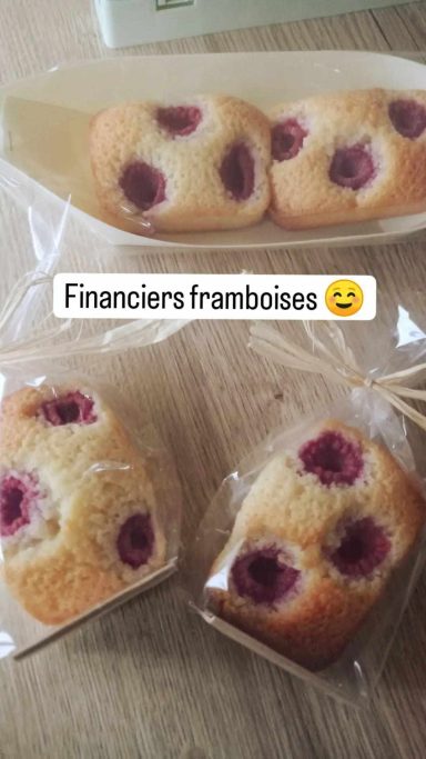3 sachets de financiers